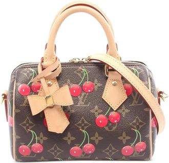 Louis Vuitton x Takashi Murakami Borsa tote Speedy Bandouliere 20 anni 2010 - Marrone