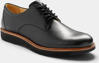 Samuel Hubbard Mens Founder Plain Toe Shoes In Black