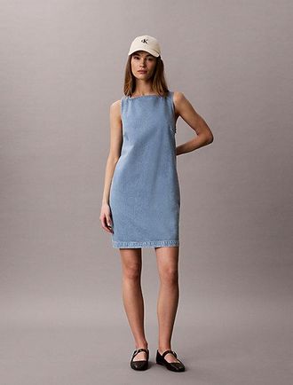 Calvin Klein Denim Mini Shift Dress