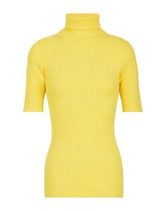 8 by YOOX VISCOSE KNIT S/SLEEVE ROLL-NECK SWEATER