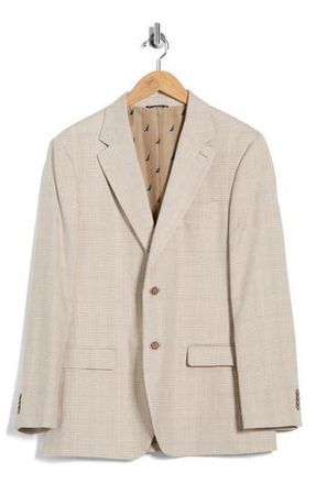 Nautica Plaid Two-Button Sport Coat in Tan at Nordstrom Rack, Size 42 Regular
