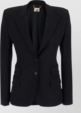Elisabetta Franchi single-breasted tailored blazer
