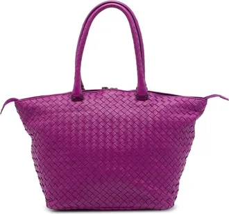 Bottega Veneta Pre-owned Bottega Veneta Nappa Intrecciato Zip Tote Ladies QAV4WUN2PI8994FI