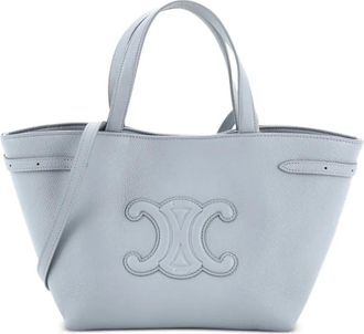 Celine Anais Cabas Leather Mini tote bag - Blauw