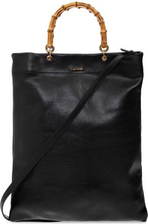 Jil Sander Shopper Bag - Dames - Handtassen - Zwart - ONE Size - Leer - Tassen