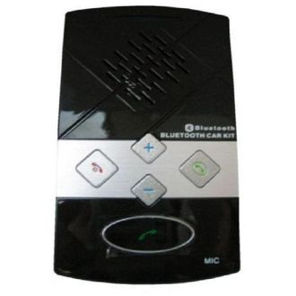 Trade Shop Trade Shop - Kit Transmisor Bluetooth Manos Libres Universal Para Coche Con Micr&oacute;fono