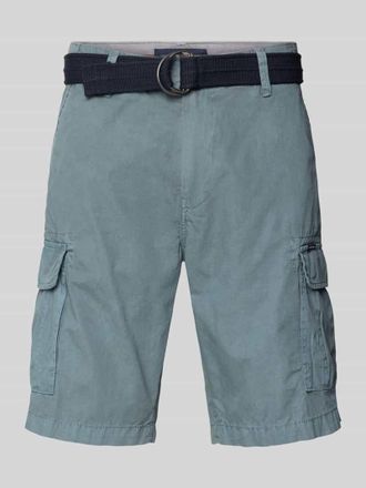 Petrol Industries Regular Fit Bermudas mit Cargo-Taschen in Blau, Gr&ouml;&szlig;e XXL