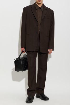 STUDIO NICHOLSON Roversi Wool Blazer, Mens, Brown