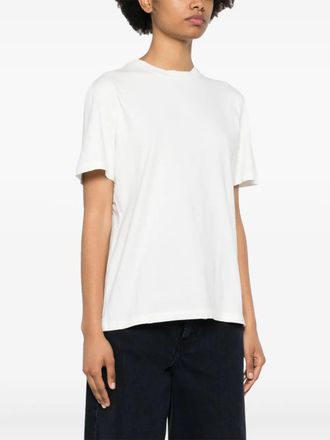 Golden Goose Womens Crew-Neck Cotton T-Shirt Aw26 W