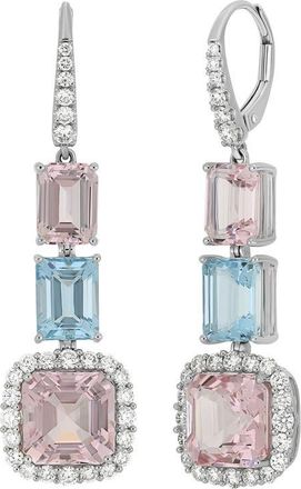 Bony Levy Iris Luxe Linear Drop Earrings in 18K White Gold at Nordstrom