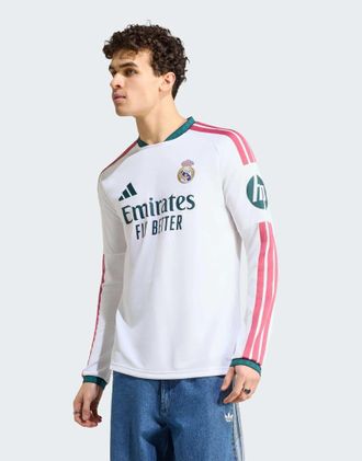 adidas adidas Performance - Real Madrid 26/27 - Maglia Home a maniche lunghe bianca-Bianco