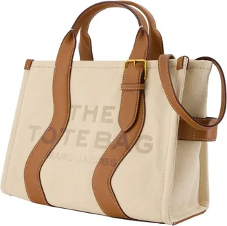 Marc Jacobs Womens The Medium Tote Shopper Bag - Marc Jacobs Cotton Beige Totes-Shopping-Bags