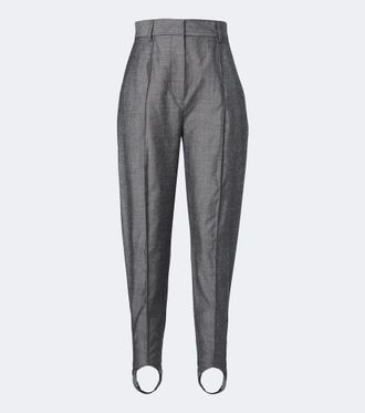 Stella McCartney Pantaloni tapered a righe