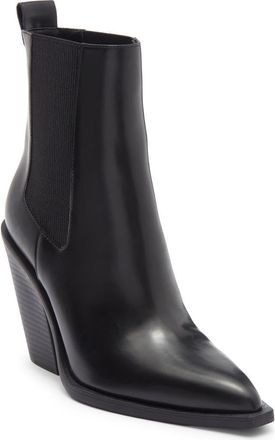 Abound Wrenlee Short Western Boot in Black Mahogany at Nordstrom Rack, Size 5.5