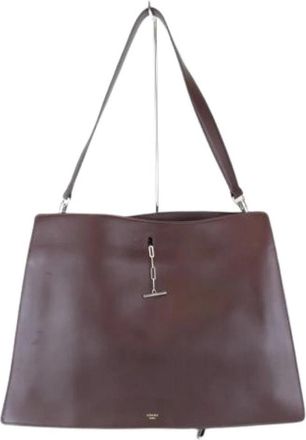Celine Pre-owned Vintage Schoudertas - Dames - Vintage Schoudertas - Rood - ONE Size - Leer - Vintage