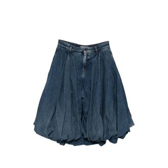Balenciaga Balloon Denim Shorts