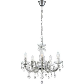 Globo Lighting Lámpara colgante - Cuimbra ii - cromo - metal - ø 44cm - - Globo