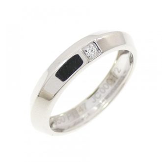 Van Cleef & Arpels Platinum Platinum 950 Band Ring (Pre-Owned)