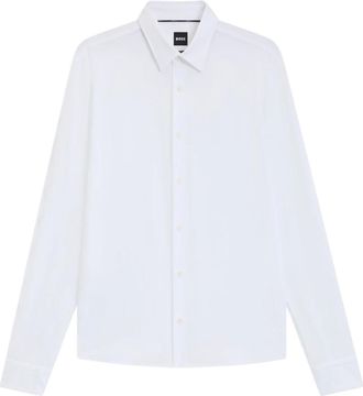 HUGO BOSS Heren, Overhemden, Wit, Maat: L