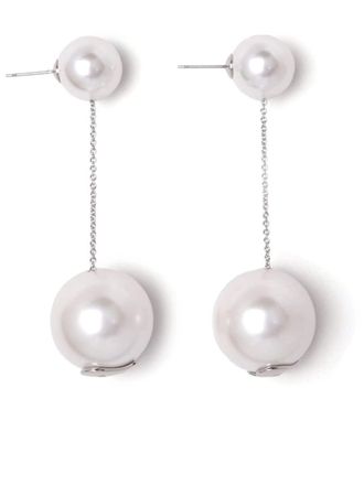 Julietta Pearl Drop earrings - White