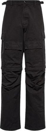 Balenciaga Heren, Broeken, Zwart, Maat: S Wol