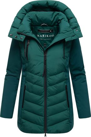 Marikoo dames winterjas Tivaa XVI met softshell & afneembare capuchon