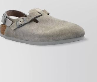 Birkenstock heeled sandals open back