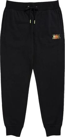 Psycho Bunny Pantaloni sportivi con logo ricamato - Nero