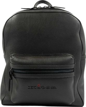 Kiton Kalfsleren Rugzak - Heren - Rugzakken - Bruin - ONE Size - Leer - Tassen