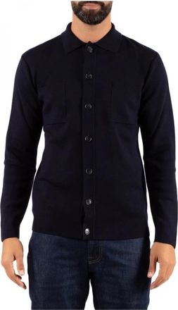 Daniele Fiesoli Camicia - Heren - Vesten - Blauw - XL - Truien & Vesten