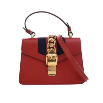 Gucci Pre-owned Handbags, female, Red, Size: ONE SIZE Pre-owned Leather handbags