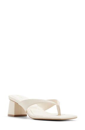 Aldo Antonina Flip Flop in Other White at Nordstrom, Size 8.5