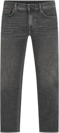 Tommy Hilfiger Slim-fit Jeans - Heren - Slim Fit Jeans - Grijs - W30 - Katoen - Jeans