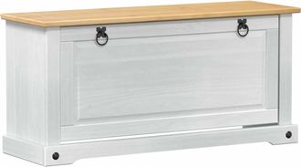 vidaXL Armario Zapatero Corona 99 X 32 X 47 Cm Madera De Pino Macizo Vidaxl