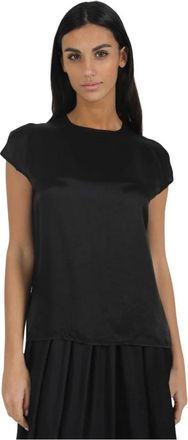 Aspesi Stijlvolle TOP voor je garderobe - Dames - Blouses - Zwart - L - Overhemden