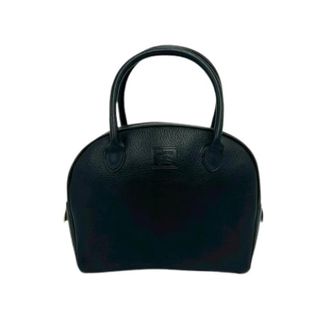 Burberry Pre-owned Handbags, female, Black, Size: ONE SIZE Pre-owned Leather Handbag
