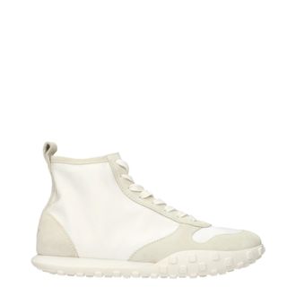 Jil Sander Sneakers Heren Beige En Wit