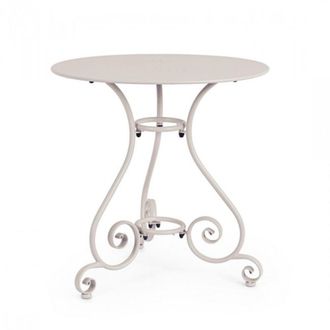 Konte Design Mesa de acero beige &oslash;70 cm