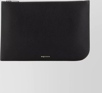 Alexander McQueen leather crossbody clutch bag