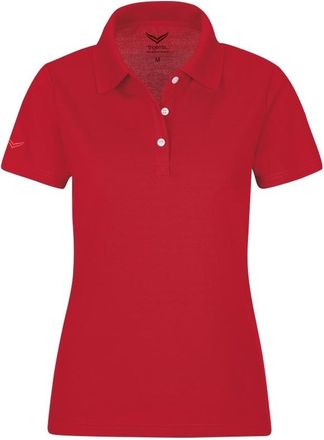 Trigema Poloshirt TRIGEMA TRIGEMA Poloshirt aus Baumwolle, Damen, Gr. 3XL, braun (kirsch), 100% Baumwolle, Basic, Shirts Poloshirt