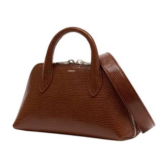 Coperni Textured Leather Shoulder Bag - Brown