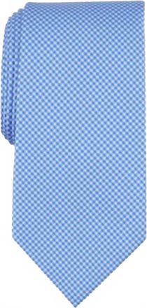 Club Room Mens Micro-Grid Tie In Light Blue