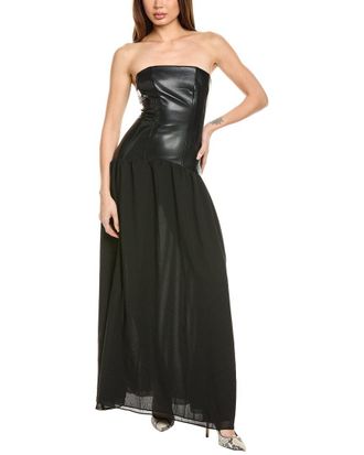 WeWoreWhat Strapless Corset Gown