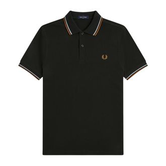 Fred Perry Tops, Heren, Zwart, M, Polo Shirts