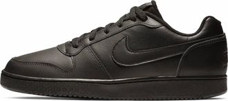 Nike Mens Ebernon Low Sneakers In Triple Black