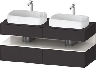 Duravit Qatego Consola Mueble Bajo Lavabo, 2 Extensiones, 2 - Duravit