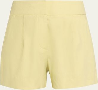 Veronica Beard Haina Linen-Blend Shorts