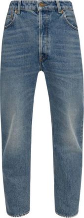 Golden Goose Logo-patch Straight-leg Jeans