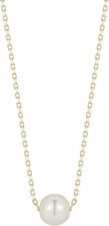 Glaze Jewelry 14K Plated 7Mm Pearl Necklace