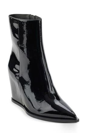 DKNY Iris Pointed Toe Wedge Bootie in Black at Nordstrom Rack, Size 8.5